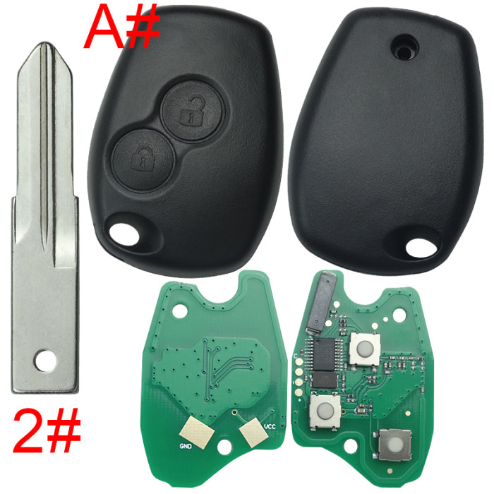 For Renault 2B/3B remote 7961M(HITAG AES) chip-434mhz