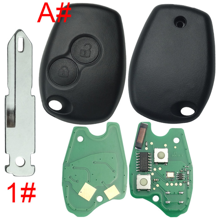 For Renault Clio II,Kangoo II,Master II DACIA:Logan,Sandero,Duster 434mhz with original 7946 chip before 2008 year