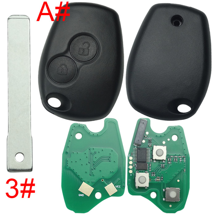 For Renault 2B/3B remote 7961M(HITAG AES) chip-434mhz