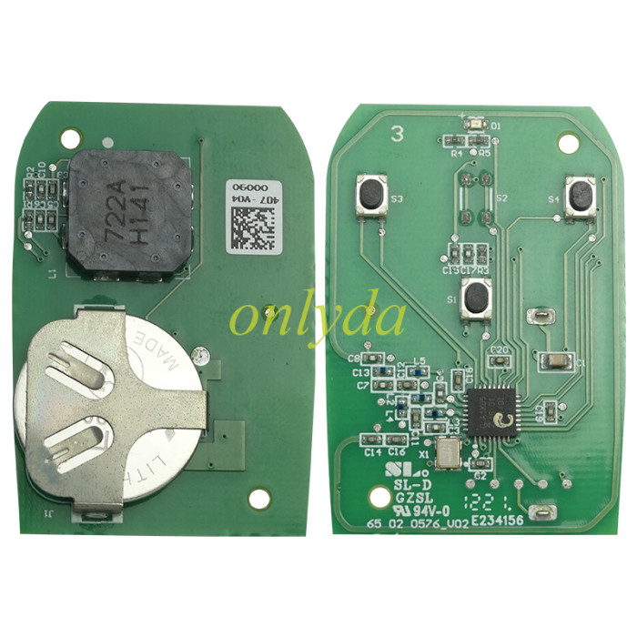 Original new 3608100XNW26A  proximity smart key 433.92mhz ask 47 aes chip for great wall  GWM ORA good cat White cat IQ 2021