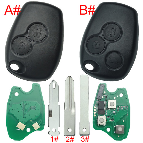 For Renault 2B/3B remote 7961M(HITAG AES) chip-434mhz