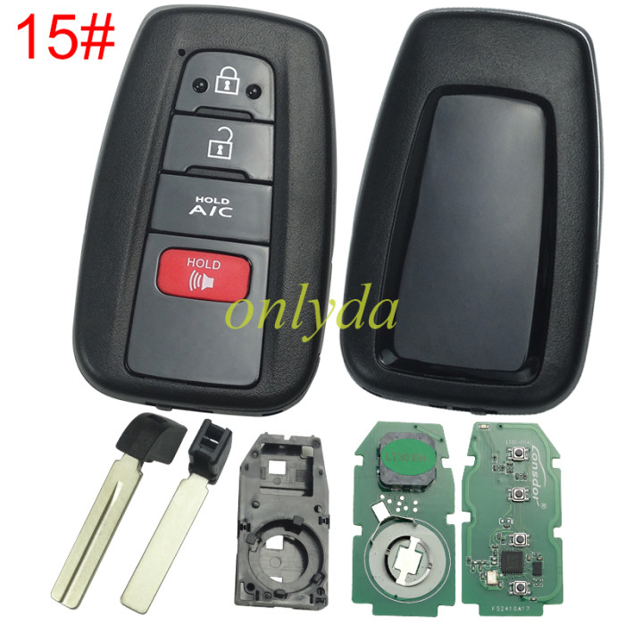 LT30-01 TOYOTA 4A UNIVERSAL SMART KEY BOARD NUMBER 2000 2561 1320 2550 0110 SUPPORTED MODELS COROLLA(2019-)LEVIN(2019-) COROLLA CROSS(2019-)ALLION(2016-) CAMRY(2024-)