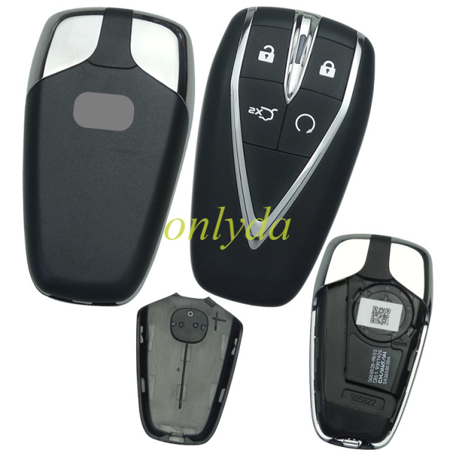 Genuine Qiyuan  2023+  Smart Key, 4 Buttons  3608030-MK02-AA 433MHz-4AChip-FSK OEM remote key chip ：HITAG 128-bits AES ID4A NCF29A1M