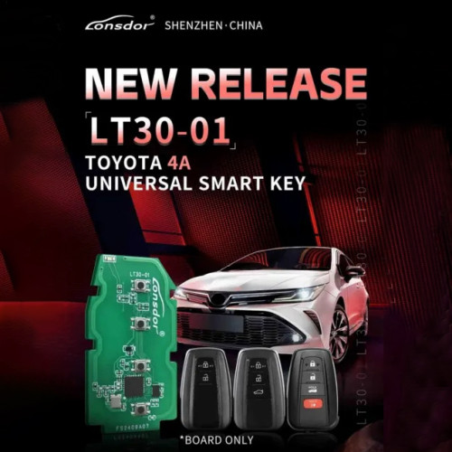 ONLY PCB TOYOTA 4A UNIVERSAL SMART KEY BOARD NUMBER 2000 2561 1320 2550 0110 SUPPORTED MODELS COROLLA(2019-)LEVIN(2019-) COROLLA CROSS(2019-)ALLION(2016-) CAMRY(2024-)