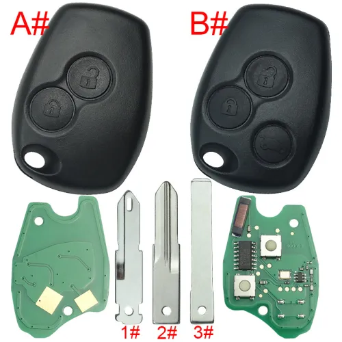 For Renault Clio II,Kangoo II,Master II DACIA:Logan,Sandero,Duster 434mhz with original 7946 chip before 2008 year