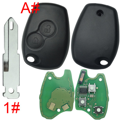 For Renault Clio II,Kangoo II,Master II DACIA:Logan,Sandero,Duster 434mhz with aftermarket 7946 chip before 2008 year