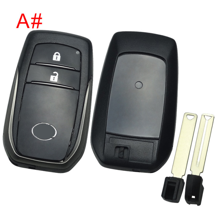 For Lexus remote key shell  with badge , the back part can choose badge,  pls choose button