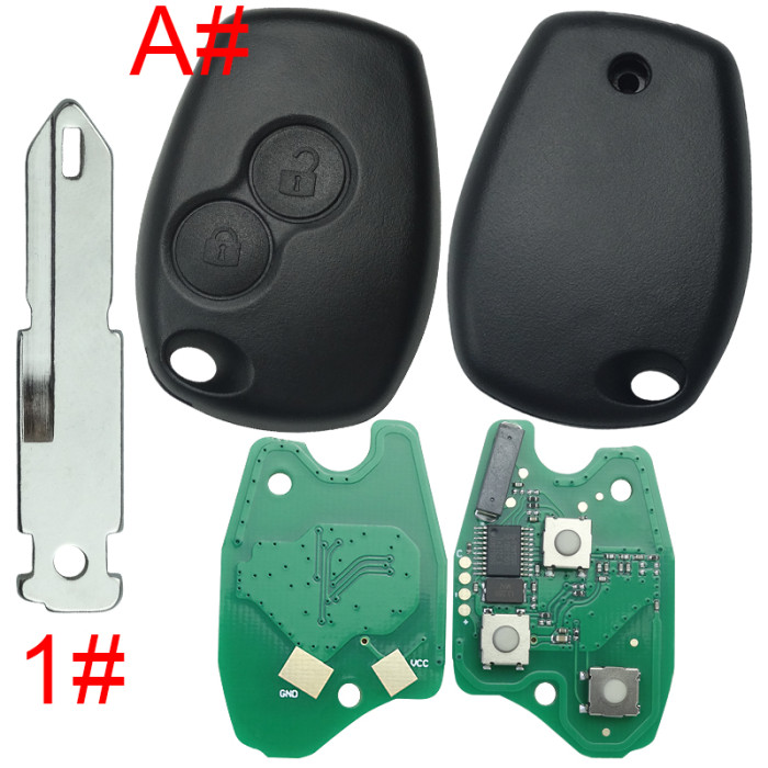 For Renault 2B/3B remote 7961M(HITAG AES) chip-434mhz
