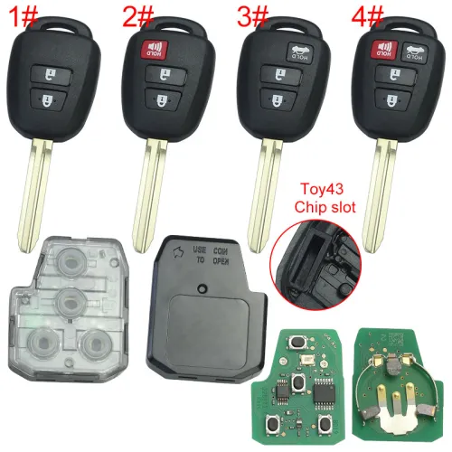 ORIGINAL Toyota Rav4 remote key, with FCCID;GQ4-52T, 2013-2014 year, with  314.2mhz  original PCB + aftermarket shell chips will pay extra if need