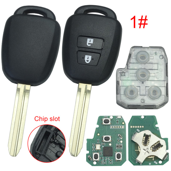 For Toyota Rav4 remote key with FCCID: GQ4-52T 2013-2014 year,with 312.4Mhz-314Mhz chip need buy extra as your need
