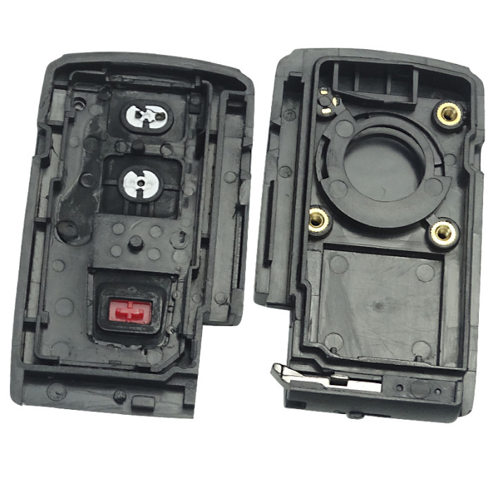 For Toyota Daihatsu 2+1 button remote key blank with blade