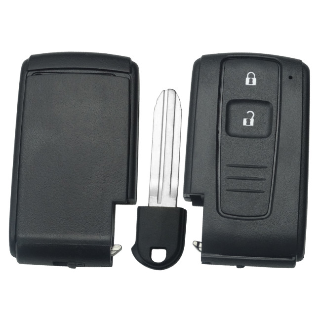 For Toyota Daihatsu 2 button remote key blank with blade