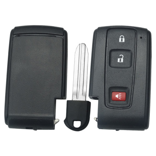For Toyota Daihatsu 2+1 button remote key blank with blade