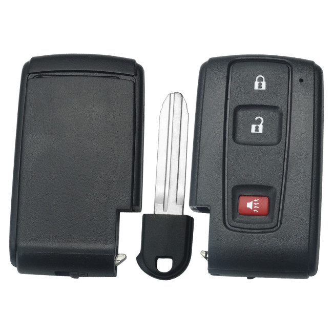 For Toyota Daihatsu 2+1 button remote key blank with blade