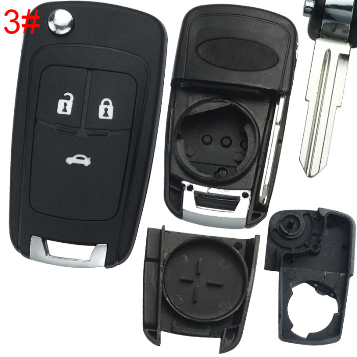 For Chevrolet  remote key shell replacement   with cross badge place,   pls choose the button and blade