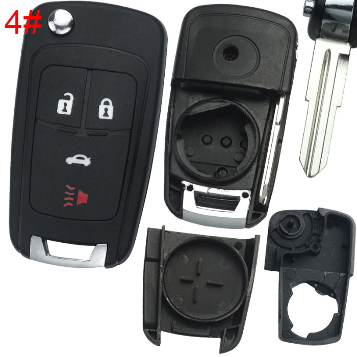 For Chevrolet  remote key shell replacement   with round badge place,   pls choose the button