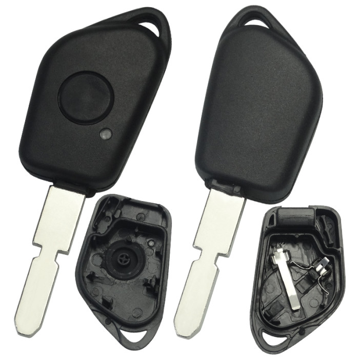 For Peugeot 1 button remote  key blank with NE78 blade (without badge)
