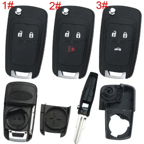 For Chevrolet  remote key shell replacement   with cross badge place,   pls choose the button and blade