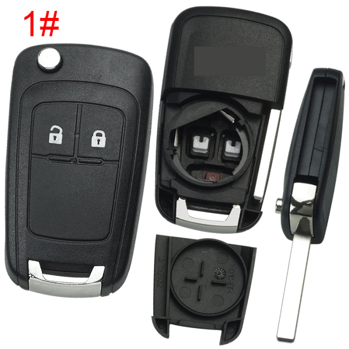 For chevrolet remote key blank HU100 blade with cross badge place, pls choose the button