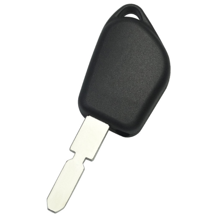 For Peugeot 1 button remote  key blank with NE78 blade (without badge) with led light hole