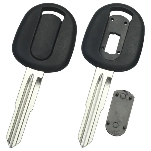 For chevrolet transponder key blank with left blade without