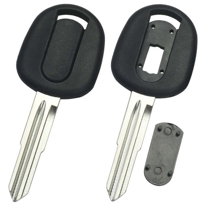 For chevrolet transponder key blank with left blade without