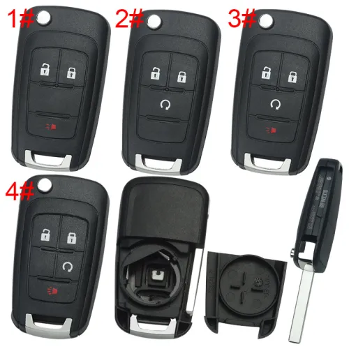 For Buick remote key blank HU100 blade without badge place, pls choose the button