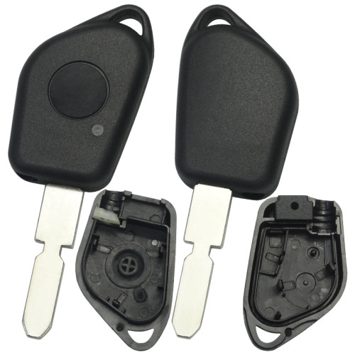 For Citroen 1 button remote  key blank with NE78 blade (without badge) with led light hole