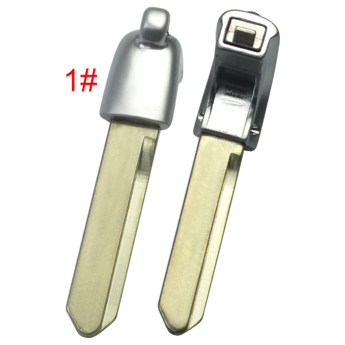 For BYD 3 button  remote key blank with blade
