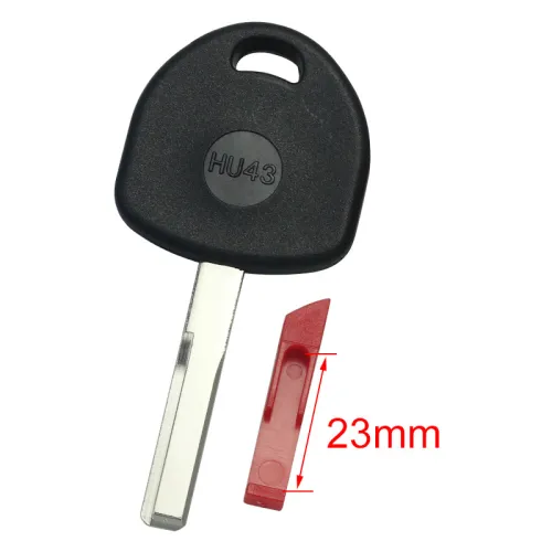 For Opel transponder key blank with plug, with badge