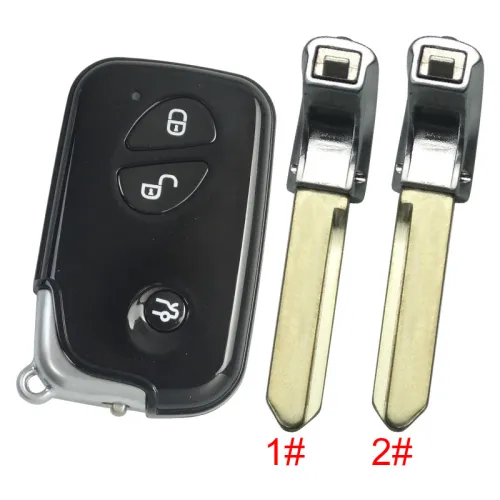 For BYD 3 button  remote key blank with blade