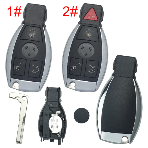 For Benz BGA 3/3+1 button remote key shell