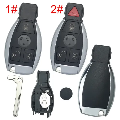 For Benz BGA 3/3+1 button remote key shell