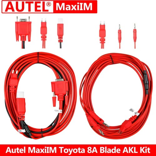 Autel MaxiIM TOYOTA 8A BLADE AKL KIT, Autel Toyota 8A Non-Smart Key All Keys Lost Adapter Work with Autel IM508, Autel IM608, Autel IM608 Pro2, Autel G-Box2, and APB112 Adapter