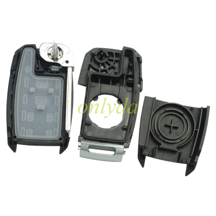 KIA 6 button flip remote key blank with logo