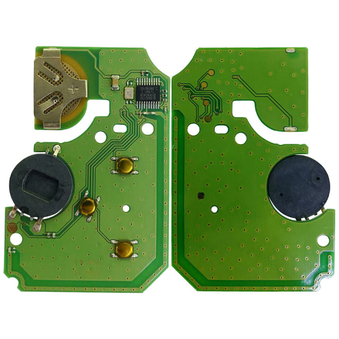 Renault Megane II 3 button remote key with 7947 chip 433mgz without logo, pls pay attention, the PCB and key shell are a entity