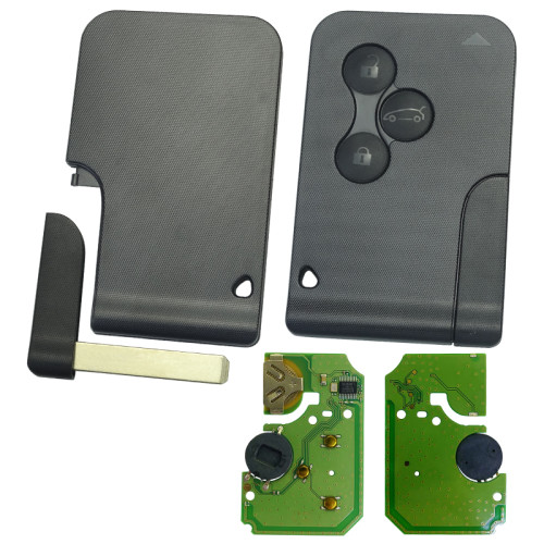 Renault Megane II 3 button remote key with 7947 chip 433mgz without logo