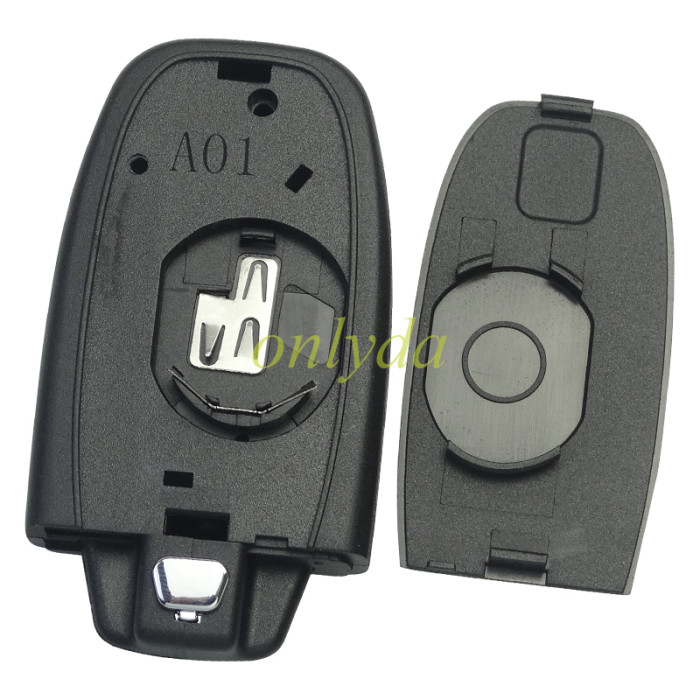 For Audi 3 button keyless modified key shell with Badge