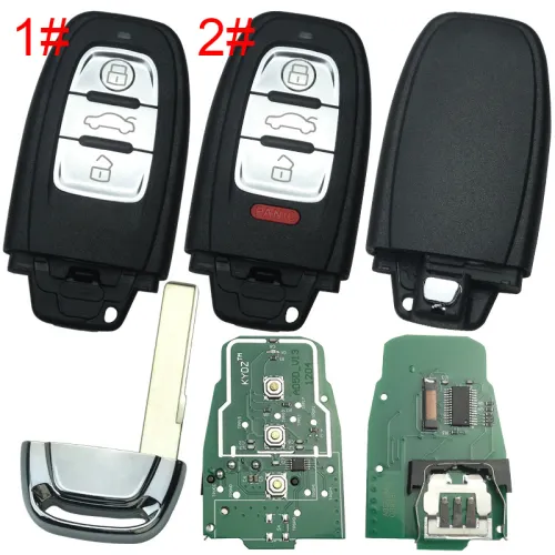 KYDZ Brand Audi A4L,Q5 3 button remote  control with 868mhz/434mhz pls choose frequency