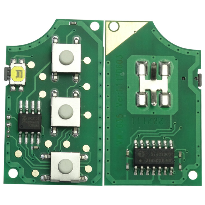 For Audi  remote key with  big battery  434MHZ ID48chip PN:4D0 837 231 K, pls choose button