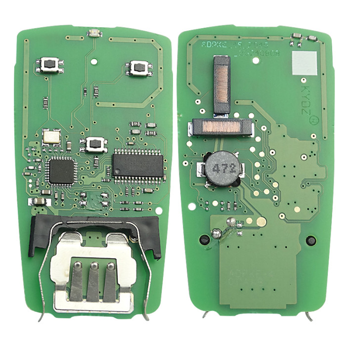 ForAudi TT 3 /3+1 button Keyless remote key with 434mhz with AES 48 chip ASK , pls choose button