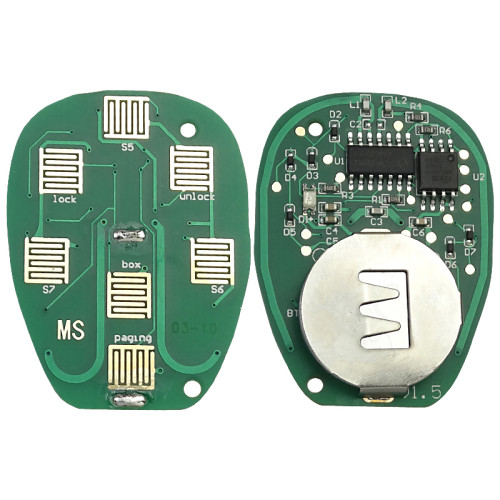 For Buick GM remote key with 315MHZ FCCID =KOBGT04A, pls choose button
