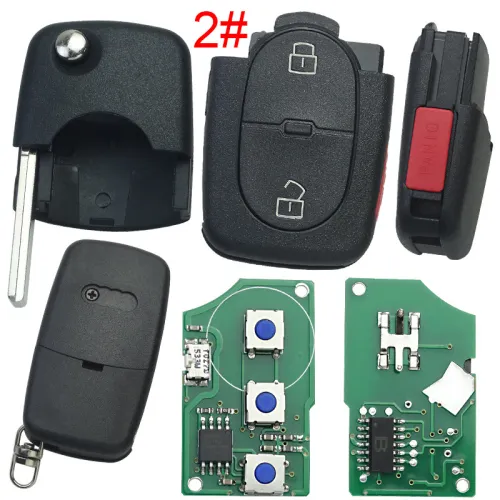 For Audi control remote ID48chip 315mhz PN: 4DO 837 231 P, pls choose button