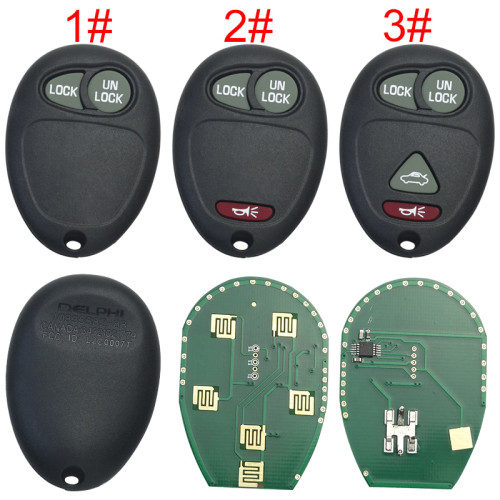 For Buick  remote key with 315mhz L2C0007T， pls choose button