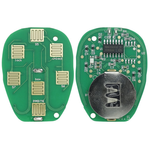 For GM  remote key  with FCCID OUC60270-433mhz (GM # 15913421 , 15913420 ,  20869057 15857840 5913427), pls choose button