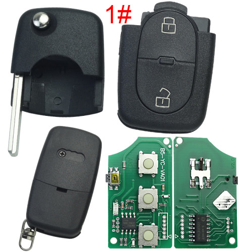 For Audi  control remote D48chip 434mhz PN:4DO 837 231 R,pls choose button
