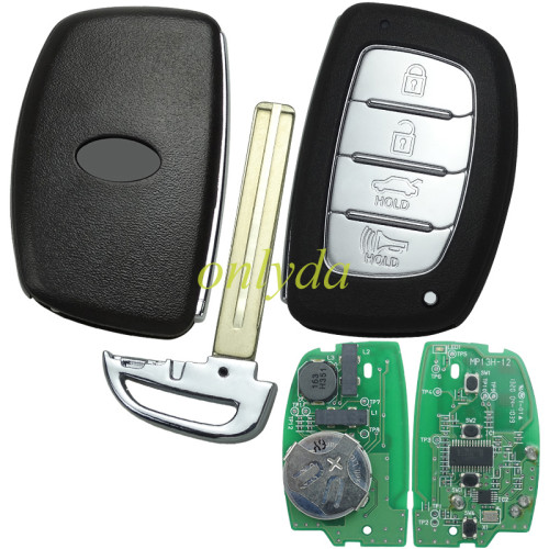 Original for Kia 4 button remote key with 433mhz with PCF7945/7953(HITAG2) chip PN:F7953AC1500
