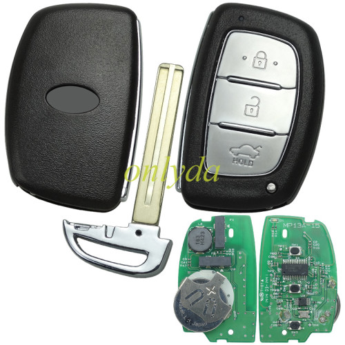 Original for Kia 3 button remote key with 433mhz with PCF7945/7953(HITAG2) chip PN:F7953AC1500