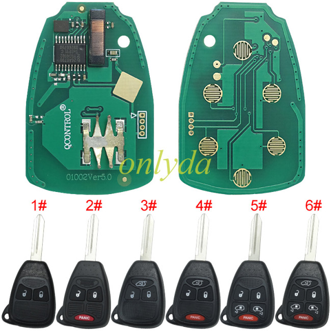For Chrysler remote key PCF7941 46  M3N5WY72XX  315Mhz