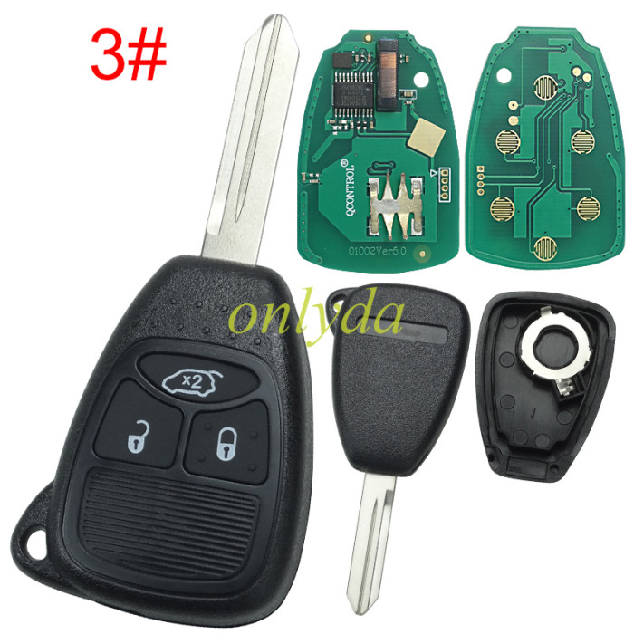For Chrysler remote key PCF7941 46  M3N5WY72XX  315Mhz